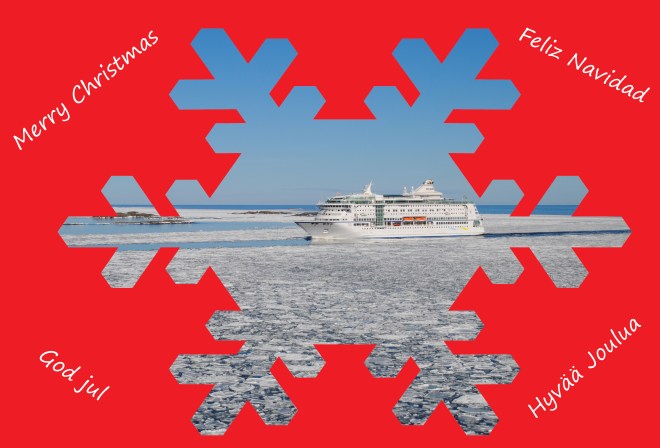 Baltic Princess och Eckerö 535